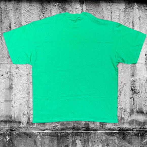 Shrek Mean Green Party Machine Promo Tee (2010) Blue Bunny Collab — XXL - Picture 5 of 6